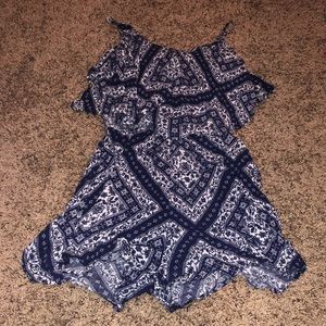 Printed romper